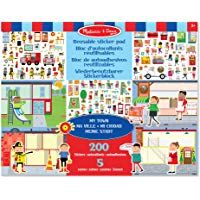 Melissa & Doug - Bloc de m&aacute;s de 200 Pegatinas Reutilizables, Tema Mi Ciudad (19114)