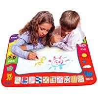 Juguetes para ni&ntilde;os,Ouneed 80cmx60cm 1PC Dibujo Mat + 2PC m&aacute;gico Juguete Educativo de Agua Doodle Pluma