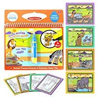 ZREAL Reutilizables Water Painting Libro coloraci&oacute;n Magic Doodle rei&szlig;brett para ni&ntilde;os Juguete
