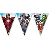 Procos guirnalda de banderines triangulares Avengers Mighty, Multicolor, 5pr87971&nbsp;