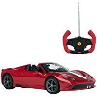 Rastar 41219 Ferrari 458 Speciale - Coche teledirigido 1:14 con capota retr&aacute;ctil