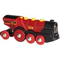 Brio Mighty Red Action Locomotive Juego Primera Edad, Color Negro, Rojo (33592)