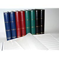 Leuchtturm Clasificador sellos 60 paginas, color rojo