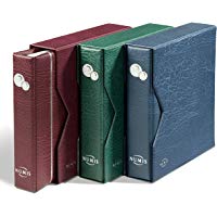 Leuchtturm 338788 &Aacute;lbum para Monedas NUMIS, con cajet&iacute;n projoector, Incl. 5 Hojas, Verde