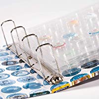 Hojas de pl&aacute;stico COMPART para 42 placas de cava/chapas, transparentes, paquete de 5