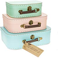 Sass & Belle Pastel (Set of 3) Retro Suitcases