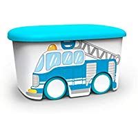 Plastiken Kids Fresh - Caja de Almacenamiento, Pl&aacute;stico, 58x38x32 cm, 1 Unidad