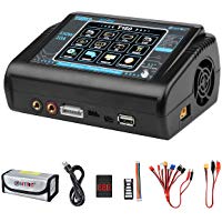 Haisito Cargador LiPo, descargador del Cargador de bater&iacute;a de la balanza AC / DC de la Pantalla t&aacute;ctil de 150W 10A para Li-Ion / Life / NiCd NiMH / LiHV / PB / Smart Battery