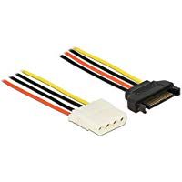 DeLOCK 60138 Cable de SATA - Cable SATA (Negro, Rojo, Color Blanco, Amarillo)