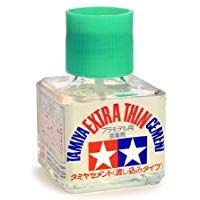 Tamiya 87038 - Pegamento Extra l&iacute;quido Con Pincel Aplicador, Frasco, 40ml