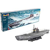 Revell 5100 Submarino alem&aacute;n Tipo VII C/41 - Maqueta de submarino (escala 1:144) [importado de Alemania]