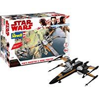 Revell- Star Wars Episodio VIII Build & Play Poe's Boosted X-Wing Fighter, con Luces y Sonidos, Escala 1:78 (06763), Color 06763-poe's, with Lights & Sounds, Scale