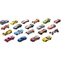 Hot Wheels Pack de 20 vehiculos, coches de juguete (modelos surtidos) (Mattel H7045)