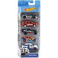Hot Wheels Pack de 5 veh&iacute;culos, coches de juguete (modelos surtidos) (Mattel 1806)