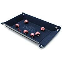 DnDice Foldable Dice Tray (Basilisk Blue)