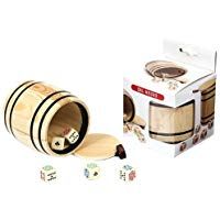 Dal Negro 54322 - Cubilete de madera y dados de p&oacute;quer [Importado de Italia]