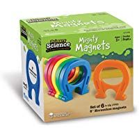 Learning Resources- Imanes en Forma de Herradura, Set de 6, Color (LER0790)