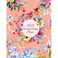 2019 Weekly Cleaning Planner: Cute Flowers Colorful, 2019 Weekly Cleaning Checklist, Household Chores List, Cleaning Routine Weekly Cleaning Checklist 8.5" x 11" Cleaning and Organizing Your House