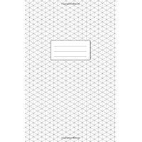 Isometric Graph Paper Notebook: 6x9 Inches | 110 Pages | Subtle Light Grey Grid | 1/4 Inch Equilateral Triangle | Softcover Book | For 3D Design, Technical Drawing, Artwork