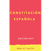 Constituci&oacute;n Espa&ntilde;ola: 2017 (con &iacute;ndice)