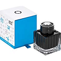 Montblanc 107755 Tintero Permanent Black &ndash; Tinta para pluma de alta calidad en lujoso dise&ntilde;o, 1 x 60 ml