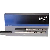 Montblanc 116212 Recambios para esfer&oacute;grafo de tama&ntilde;o F &ndash; Recargas de alta calidad en color Pacific Blue, 1 paquete x 2 Recambios