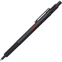 Rotring Bol&iacute;grafo 600, punta mediana, tinta negra, v&aacute;stago negro, recargable