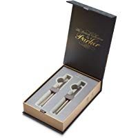 PARKER Jotter estuche con pluma estilogr&aacute;fica y bol&iacute;grafo de la colecci&oacute;n British, acero inoxidable con adornos cromados (1978324)