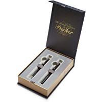 PARKER Sonnet estuche con pluma estilogr&aacute;fica y bol&iacute;grafo de la colecci&oacute;n British, lacado en negro con adornos cromados (1978404)