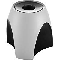 Han Delta - Porta clips magn&eacute;tico (95 x 88 x 95 mm), color gris claro y negro