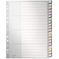 Leitz 12780000 Blanko - Separadores (A4, PP, 20 hojas), color gris