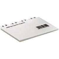 Han 986 - Separadores para cajas (DIN A6, letras A-Z, polipropileno), color gris