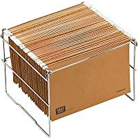OP Solutions Archivador- soporte carpetas colgantes, plegable para tama&ntilde;o folio y A4, en metal cromado, 360 x 398 x300 mm