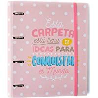 Grupo Erik Editores CAT0016 - Carpeta 4 Anillas Troquelada Premium Carouge