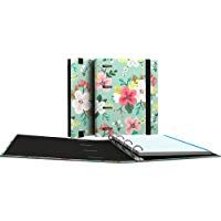 Grafopl&aacute;s 88111934－Carpeta de anillas troqueladas A5, Dise&ntilde;o Noa, dibujo de flores, con 100 hojas de 90g