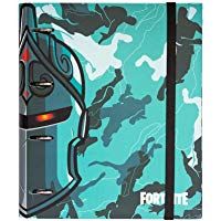 Erik - Archivador de 4 anillas Fortnite Chevalier negro &ndash; Tapa dura &ndash; 26 x 32 cm