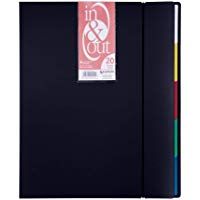 Grafopl&aacute;s 39402010－Carpeta fundas extraibles, tama&ntilde;o A4, color negro, 20 fundas
