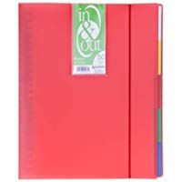 Grafopl&aacute;s 39405051－Carpeta fundas extraibles, tama&ntilde;o A4, color rojo, 50 fundas