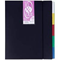 Grafopl&aacute;s 39409010－Carpeta fundas extraibles, tama&ntilde;o A4, color negro, 100 fundas