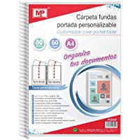 MP PC510F - Carpeta de fundas 80 micras con portada personalizable
