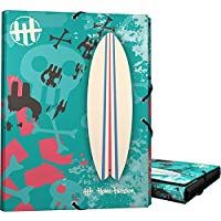 Grafopl&aacute;s 82401935－Carpeta de gomas con tres Solapas, tama&ntilde;o folio, dise&ntilde;o Surf Hanss Tiessen