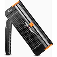 Firbon cortadora de papel titanio 12 inch A4 cortador con autom&aacute;tico Seguridad Safeguard (negro)