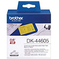 Brother DK44605 - Etiquetas, color amarillo