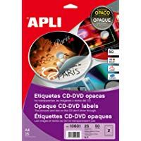 Apli - Etiquetas, 25 hojas