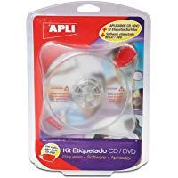 Apli 10959 - Kit de etiquetas para CD/DVD, Unidades contenidas: 1