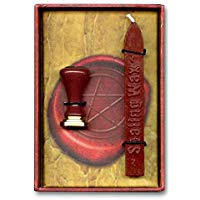JapanAttitude Coffret Sceau Cachet Magique avec Cire Rouge 12x8,5cm