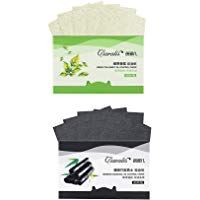 Lurrose 2 Paquetes de papel de aceite facial absorbente, papel secante para hombre y mujer