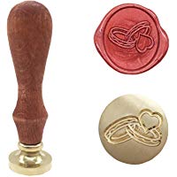 Sello de cera vintage, retro para manualidades, color Gold-Ring