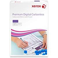 Xerox NCR - Papel autocopiativo para impresoras l&aacute;ser y fotocopiadoras (167 hojas, 3 capas, libre de carbono), color blanco, amarillo y rosa
