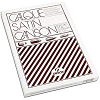 Canson - Paquete de papel de calco satinado (100 hojas, A4, 21 x 29,7 cm, 90/95 g)